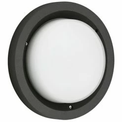 Albert Leuchten Albert 6410 Außendeckenleuchte LED Schwarz, 1-flammig