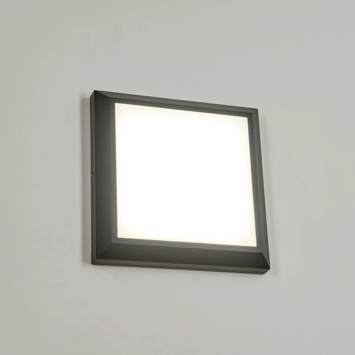 Hofstein Alkmaar Außendeckenleuchte LED Anthrazit, 1-flammig 9 Hofstein Alkmaar Außendeckenleuchte LED Anthrazit, 1-flammig – Bild 9