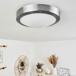 Hofstein Alleen Au&szlig;endeckenleuchte LED Nickel-Matt, 3-flammig -Deutschland Deckenleuchten außen Verkäufe 2022 alleen aussendeckenleuchte h3435519 9