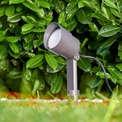 Hofstein Apenrader Gartenstrahler LED Anthrazit, 1-flammig