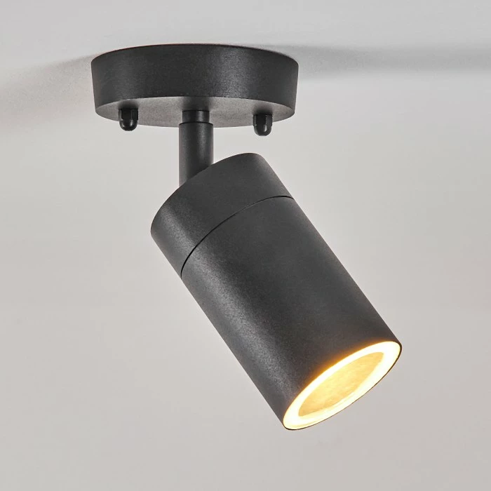 Hofstein Bessiebelle Außendeckenleuchte Schwarz, Weiß, 1-flammig 10 Hofstein Bessiebelle Außendeckenleuchte Schwarz, Weiß, 1-flammig – Bild 10