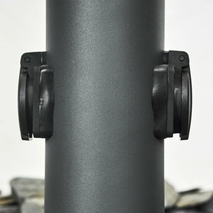 Hofstein Buhrkall Wegeleuchte Anthrazit, 1-flammig 6 Hofstein Buhrkall Wegeleuchte Anthrazit, 1-flammig – Bild 6