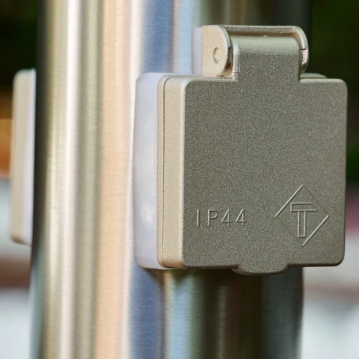 Hofstein Caserta Aussenstehleuchte Edelstahl, 1-flammig 11 Hofstein Caserta Aussenstehleuchte Edelstahl, 1-flammig – Bild 11