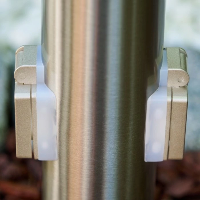 Hofstein Caserta Aussenstehleuchte Edelstahl, 1-flammig 13 Hofstein Caserta Aussenstehleuchte Edelstahl, 1-flammig – Bild 13