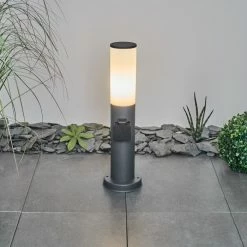 Hofstein Caserta Sockelleuchte Anthrazit, 1-flammig -Deutschland Deckenleuchten außen Verkäufe 2022 caserta sockelleuchte h3017890 6