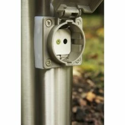 Hofstein Caserta Sockelleuchte Edelstahl, 1-flammig -Deutschland Deckenleuchten außen Verkäufe 2022 caserta sockelleuchte st022bnc 450 3