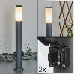 Hofstein Caserta Wegeleuchte Anthrazit, 1-flammig