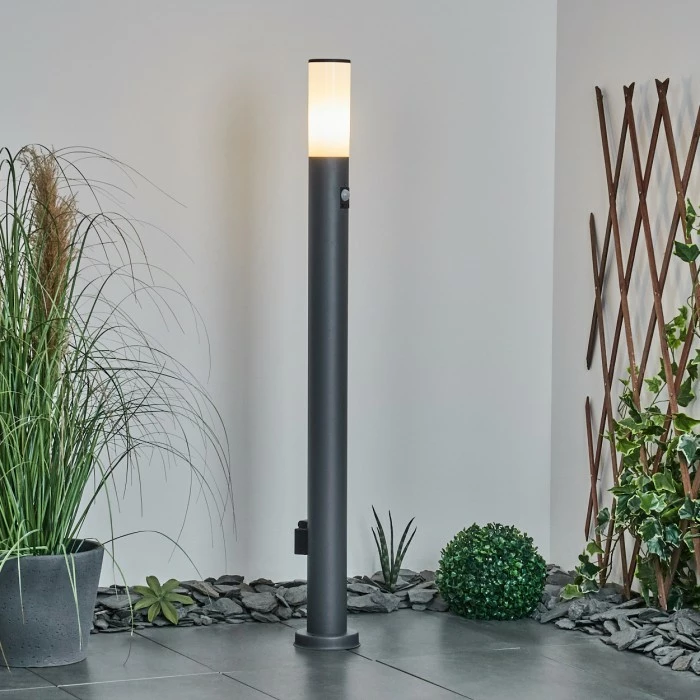 Hofstein Caserta Wegeleuchte Anthrazit, 1-flammig, Bewegungsmelder 10 Hofstein Caserta Wegeleuchte Anthrazit, 1-flammig, Bewegungsmelder – Bild 10