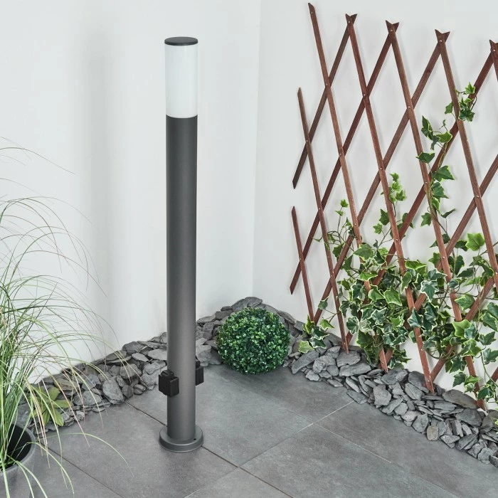 Hofstein Caserta Wegeleuchte Anthrazit, 1-flammig 11 Hofstein Caserta Wegeleuchte Anthrazit, 1-flammig – Bild 11