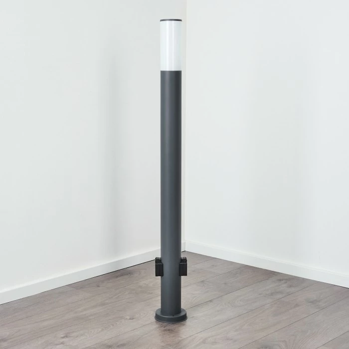 Hofstein Caserta Wegeleuchte Anthrazit, 1-flammig 8 Hofstein Caserta Wegeleuchte Anthrazit, 1-flammig – Bild 8