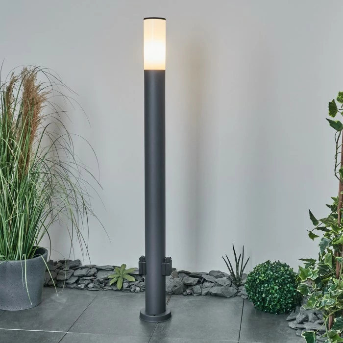 Hofstein Caserta Wegeleuchte Anthrazit, 1-flammig 10 Hofstein Caserta Wegeleuchte Anthrazit, 1-flammig – Bild 10