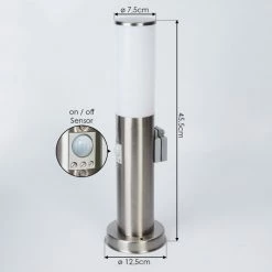 Hofstein Caserta Wegeleuchte Nickel-Matt, 1-flammig, Bewegungsmelder 13 Hofstein Caserta Wegeleuchte Nickel-Matt, 1-flammig, Bewegungsmelder -Deutschland Deckenleuchten außen Verkäufe 2022 caserta wegeleuchte h3536483 2
