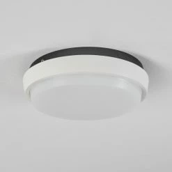 Hofstein Centinela Au&szlig;endeckenleuchte LED Anthrazit, Wei&szlig;, 1-flammig -Deutschland Deckenleuchten außen Verkäufe 2022 centinela aussendeckenleuchte h3590317 7