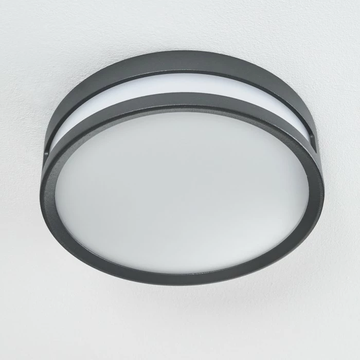 Hofstein Chiavari Außenleuchte LED Anthrazit, 1-flammig 5 Hofstein Chiavari Außenleuchte LED Anthrazit, 1-flammig – Bild 5