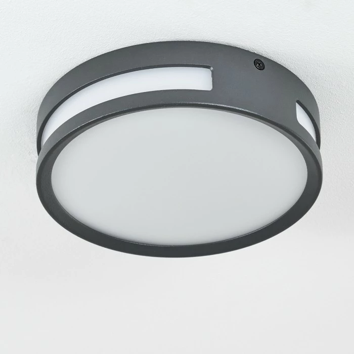 Hofstein Chiavari Außenleuchte LED Anthrazit, 1-flammig 7 Hofstein Chiavari Außenleuchte LED Anthrazit, 1-flammig – Bild 7