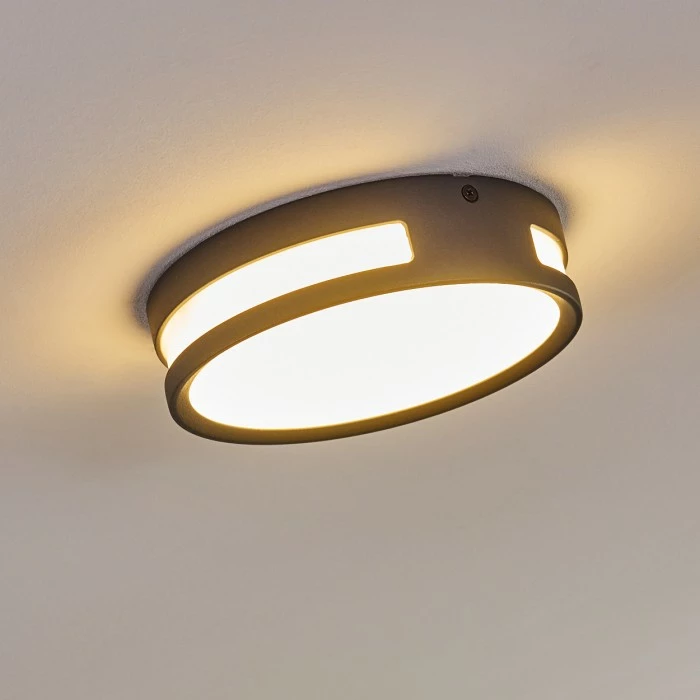 Hofstein Chiavari Außenleuchte LED Anthrazit, 1-flammig 8 Hofstein Chiavari Außenleuchte LED Anthrazit, 1-flammig – Bild 8