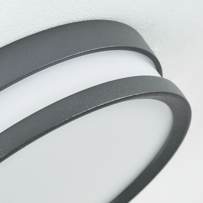 Hofstein Chiavari Außenleuchte LED Anthrazit, 1-flammig 9 Hofstein Chiavari Außenleuchte LED Anthrazit, 1-flammig – Bild 9