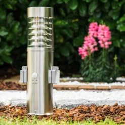 Hofstein Dakar Sockelleuchte Edelstahl, 1-flammig, Bewegungsmelder -Deutschland Deckenleuchten außen Verkäufe 2022 dakar sockelleuchte h168012 11