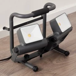 Hofstein Dyndved Au&szlig;enstrahler LED Grau, 2-flammig -Deutschland Deckenleuchten außen Verkäufe 2022 dyndved aussenstrahler h3305645 2