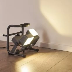 Hofstein Dyndved Au&szlig;enstrahler LED Grau, 2-flammig -Deutschland Deckenleuchten außen Verkäufe 2022 dyndved aussenstrahler h3305645 24