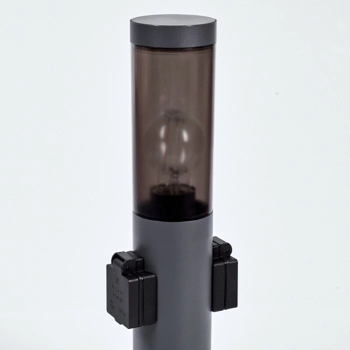 Hofstein Gaborone Sockelleuchte Anthrazit, 1-flammig 8 Hofstein Gaborone Sockelleuchte Anthrazit, 1-flammig – Bild 8