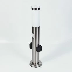 Hofstein Gaborone Wegeleuchte LED Nickel-Matt, 1-flammig, Bewegungsmelder -Deutschland Deckenleuchten außen Verkäufe 2022 gaborone wegeleuchte h3445730 6