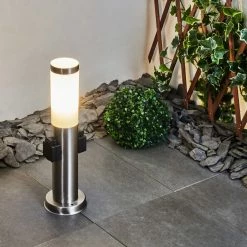 Hofstein Gaborone Wegeleuchte LED Nickel-Matt, 1-flammig -Deutschland Deckenleuchten außen Verkäufe 2022 gaborone wegeleuchte h3451625 12