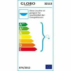 Globo VRANOS Deckenleuchte Silber, Edelstahl, Wei&szlig;, 3-flammig -Deutschland Deckenleuchten außen Verkäufe 2022 globo vranos deckenleuchte 32113 2