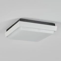 Hofstein Gomero Au&szlig;endeckenleuchte LED Anthrazit, Wei&szlig;, 1-flammig -Deutschland Deckenleuchten außen Verkäufe 2022 gomero aussendeckenleuchte h3590331 10