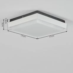 Hofstein Gomero Au&szlig;endeckenleuchte LED Anthrazit, Wei&szlig;, 1-flammig -Deutschland Deckenleuchten außen Verkäufe 2022 gomero aussendeckenleuchte h3590331 3