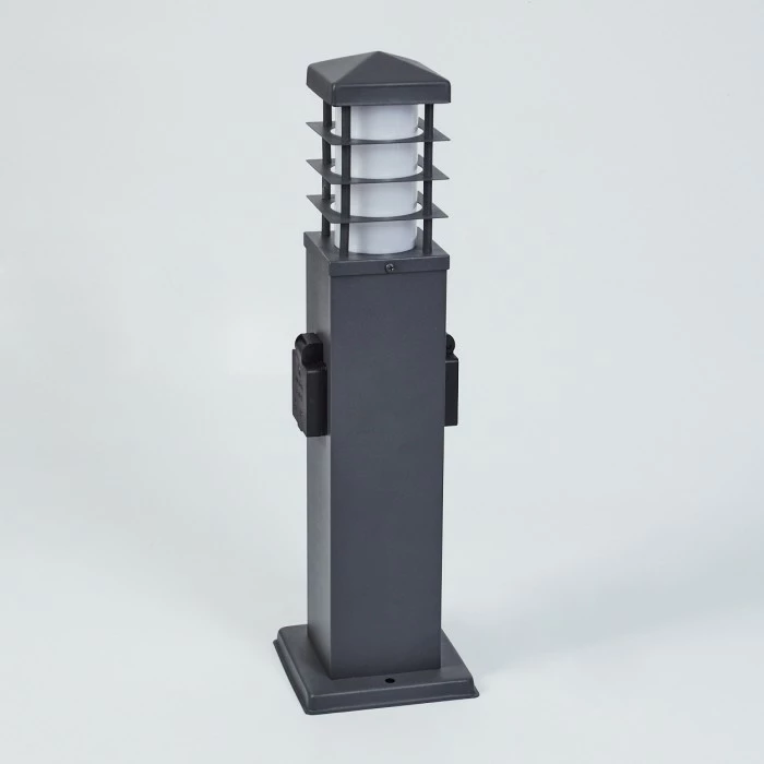 Hofstein Habolale Wegeleuchte Grau, 1-flammig 8 Hofstein Habolale Wegeleuchte Grau, 1-flammig – Bild 8