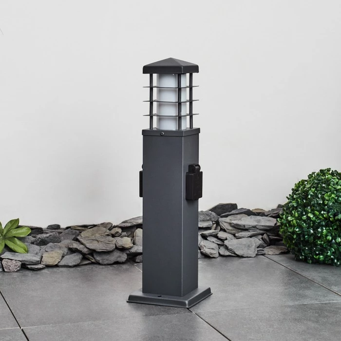 Hofstein Habolale Wegeleuchte Grau, 1-flammig 10 Hofstein Habolale Wegeleuchte Grau, 1-flammig – Bild 10