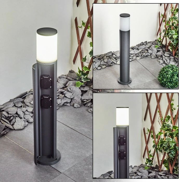 Hofstein Home Wegeleuchte LED Anthrazit, 1-flammig 1 Hofstein Home Wegeleuchte LED Anthrazit, 1-flammig