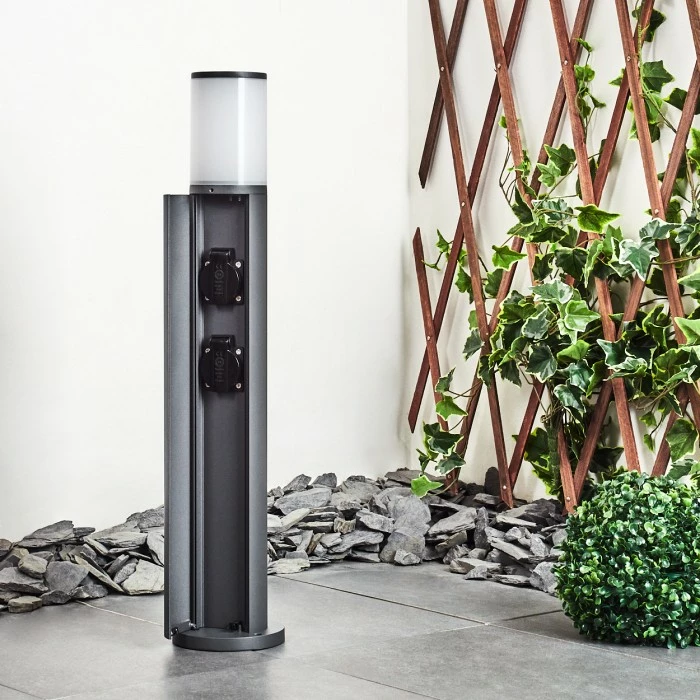 Hofstein Home Wegeleuchte LED Anthrazit, 1-flammig 10 Hofstein Home Wegeleuchte LED Anthrazit, 1-flammig – Bild 10