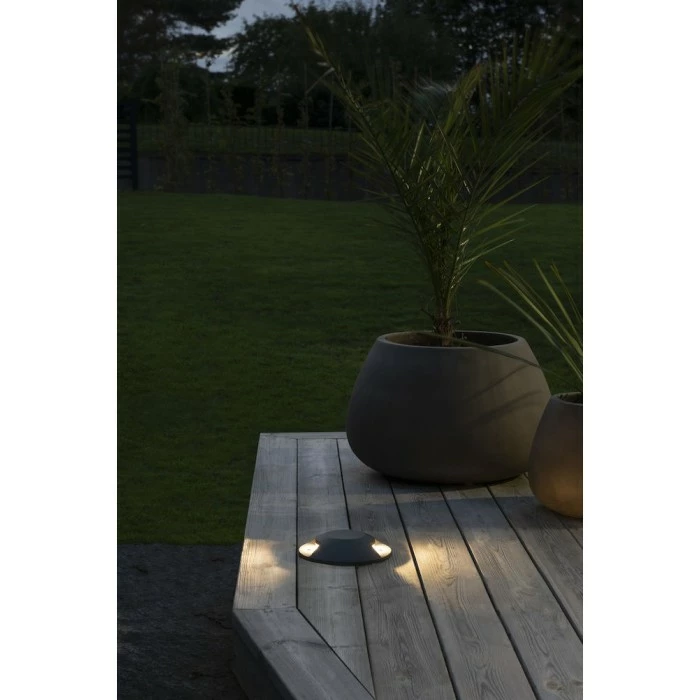 Konstsmide Leuchten Konstsmide Bodeneinbauleuchte LED Anthrazit, 2-flammig 2 Konstsmide Leuchten Konstsmide Bodeneinbauleuchte LED Anthrazit, 2-flammig – Bild 2