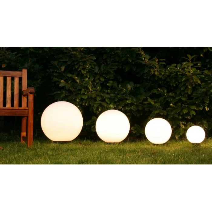 Hofstein Kugelleuchtenset 20,30,40,50 cm Weiß, 4-flammig 3 Hofstein Kugelleuchtenset 20,30,40,50 cm Weiß, 4-flammig – Bild 3