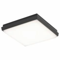 LCD TYP 5060 Au&szlig;endeckenleuchte LED Schwarz, 1-flammig