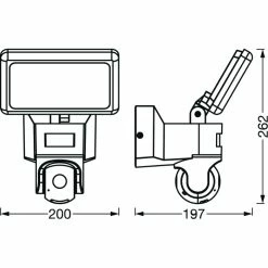 LEDVANCE Smart+ Gartenstrahler Grau, 1-flammig, Bewegungsmelder -Deutschland Deckenleuchten außen Verkäufe 2022 ledvance smart gartenstrahler 4058075564626 4