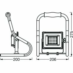 LEDVANCE WORKLIGHTS Gartenstrahler Orange, 1-flammig 5 LEDVANCE WORKLIGHTS Gartenstrahler Orange, 1-flammig -Deutschland Deckenleuchten außen Verkäufe 2022 ledvance worklights gartenstrahler 4058075576476 2