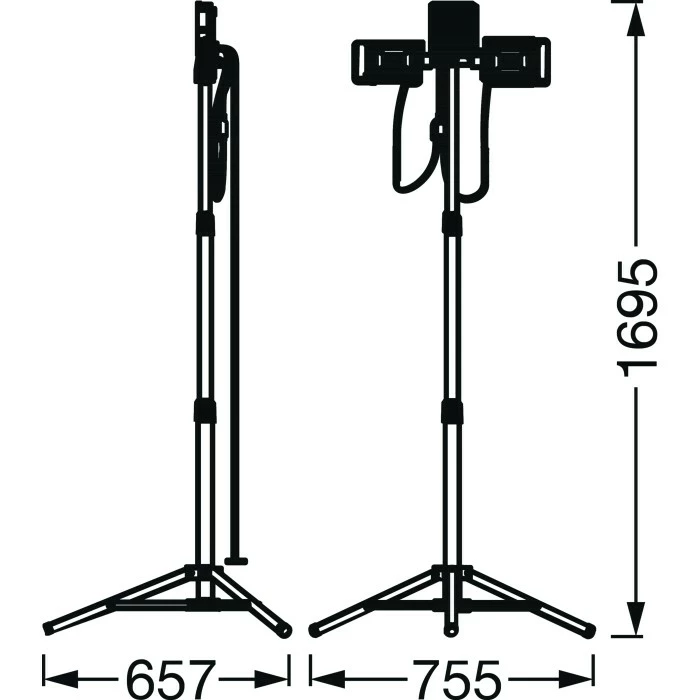 LEDVANCE WORKLIGHTS Gartenstrahler Orange, 1-flammig 3 LEDVANCE WORKLIGHTS Gartenstrahler Orange, 1-flammig – Bild 3