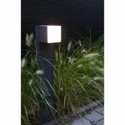 Deutschland Deckenleuchten außen Verkäufe 2022 6 Lutec Lampen Lutec CUBA Wegeleuchte LED Anthrazit, 1-flammig