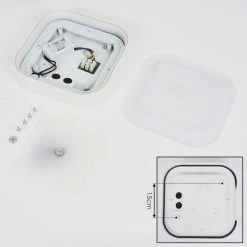 Hofstein Paleroo Au&szlig;enwandleuchte LED Wei&szlig;, 1-flammig -Deutschland Deckenleuchten außen Verkäufe 2022 paleroo aussenwandleuchte h3583616 4