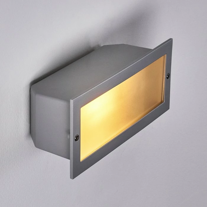 Hofstein Peria Wandeinbauleuchte Weiß, 1-flammig 7 Hofstein Peria Wandeinbauleuchte Weiß, 1-flammig – Bild 7