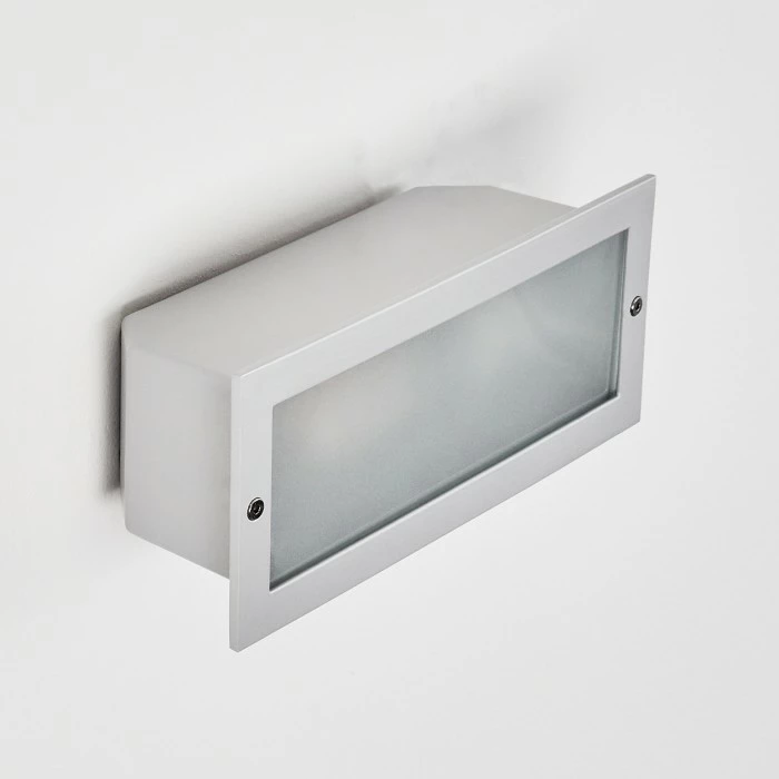 Hofstein Peria Wandeinbauleuchte Weiß, 1-flammig 8 Hofstein Peria Wandeinbauleuchte Weiß, 1-flammig – Bild 8