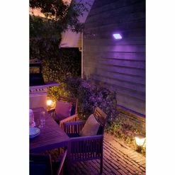 Philips Leuchten Philips Hue Ambiance White & Color Discover Flutlicht LED Schwarz, 1-flammig, Farbwechsler -Deutschland Deckenleuchten außen Verkäufe 2022 philips hue ambiance white color discover flutlicht 8718696170533 11