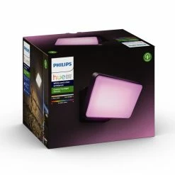 Philips Leuchten Philips Hue Ambiance White & Color Discover Flutlicht LED Schwarz, 1-flammig, Farbwechsler -Deutschland Deckenleuchten außen Verkäufe 2022 philips hue ambiance white color discover flutlicht 8718696170533 12