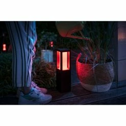Philips Leuchten Philips Hue Ambiance White & Color Impress Sockelleuchte, Erweiterungs-Set LED Schwarz, 1-flammig, Farbwechsler -Deutschland Deckenleuchten außen Verkäufe 2022 philips hue ambiance white color impress sockelleuchte erweiterungs set 8718696170526 2
