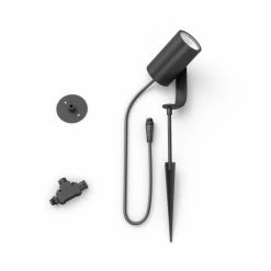 Philips Leuchten Philips Hue Ambiance White & Color WACA Lily Spot, Erweiterungs-Set LED Schwarz, 1-flammig, Farbwechsler -Deutschland Deckenleuchten außen Verkäufe 2022 philips hue ambiance white color waca lily spot erweiterungs set 8718696167977 23