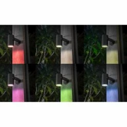 Philips Leuchten Philips Hue Lily Gartenspot, 3er Basis-Set LED Schwarz, 1-flammig, Farbwechsler