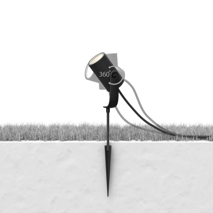 Philips Leuchten Philips Hue Lily Gartenspot, 3er Basis-Set LED Schwarz, 1-flammig, Farbwechsler 35 Philips Leuchten Philips Hue Lily Gartenspot, 3er Basis-Set LED Schwarz, 1-flammig, Farbwechsler – Bild 35